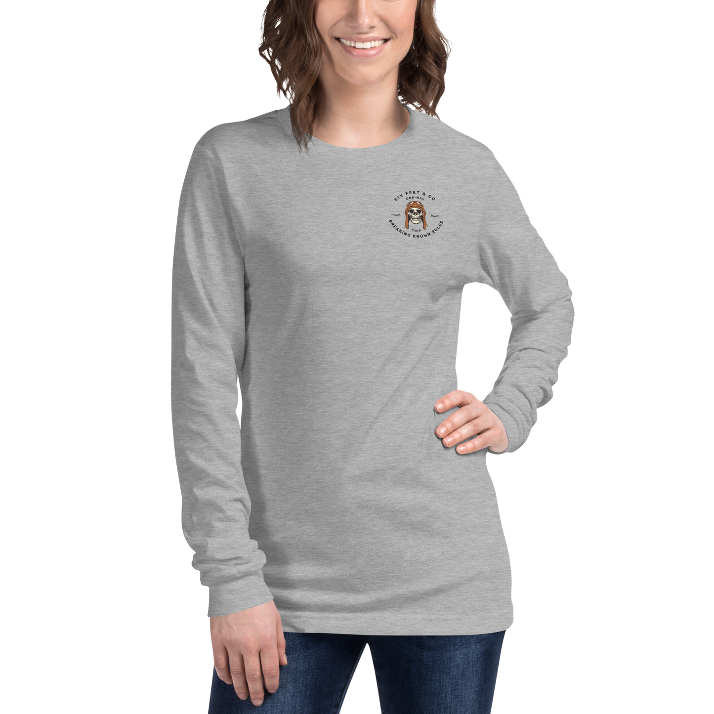 iJawbkr Final Flight Long Sleeve Shirt Front Design