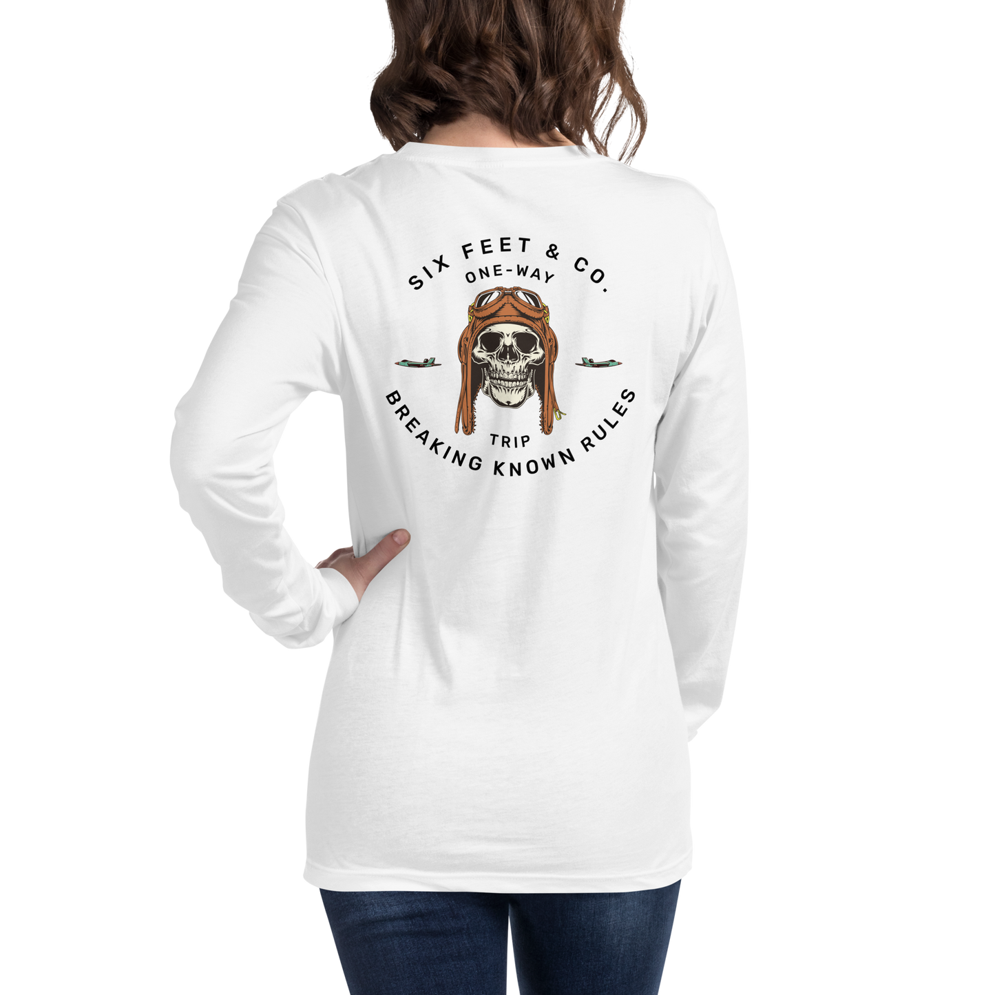 iJawbkr Final Flight Long Sleeve Shirt Back Design