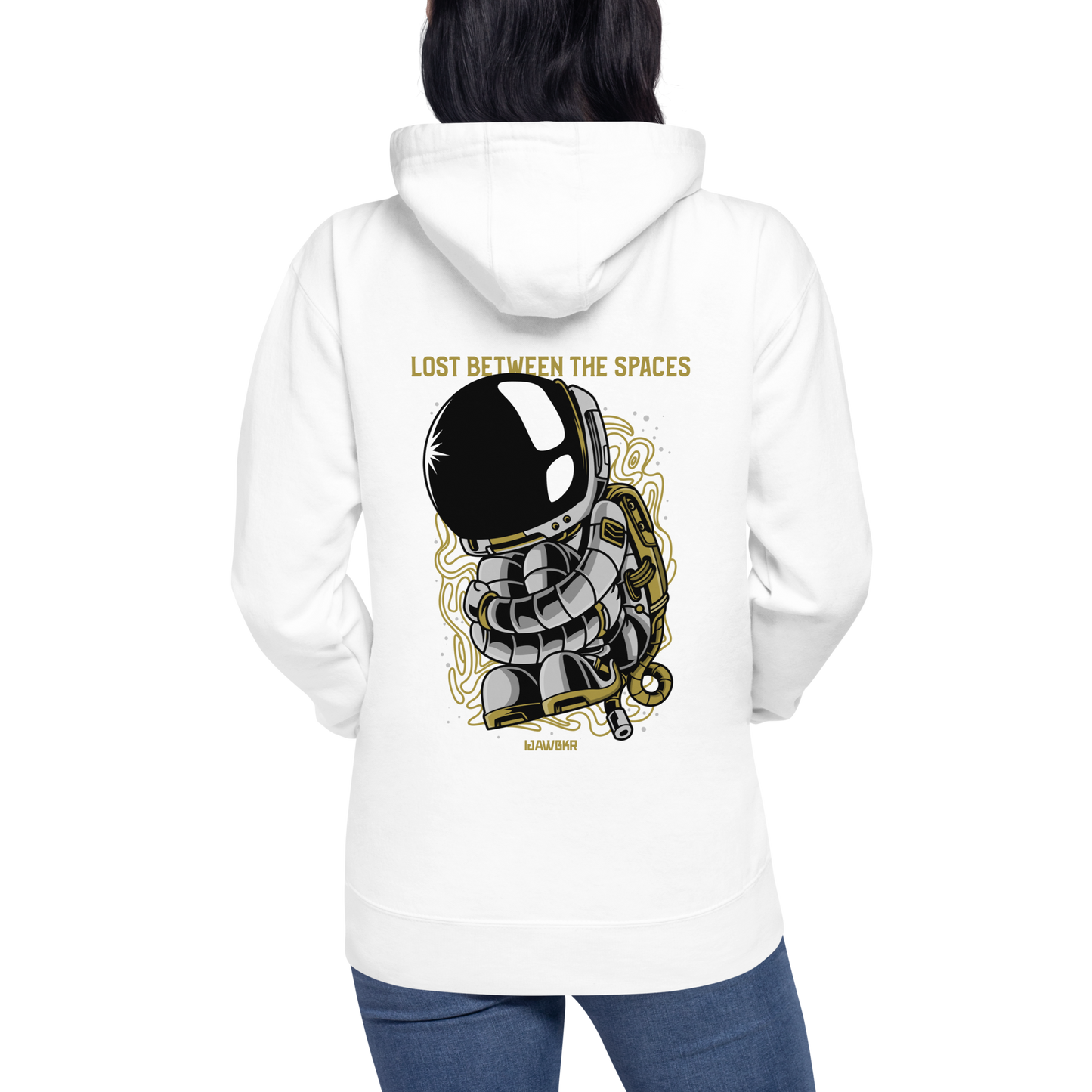iJawbkr Missing in Space Hoodie Back Design