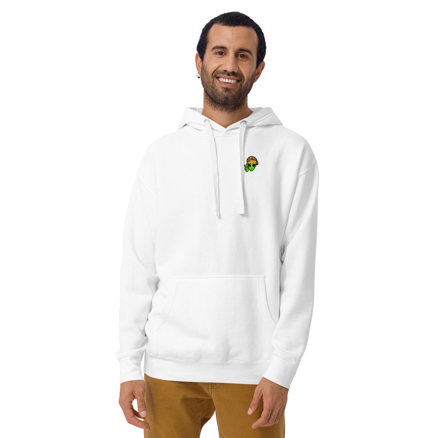 Jawbkr Kickflippin Alien Hoodie Front Design