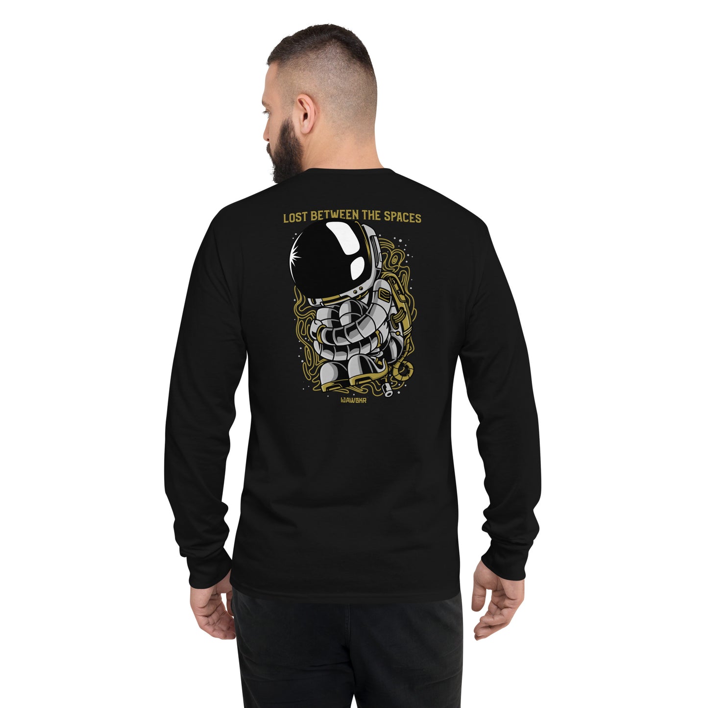 iJawbkr Missing in Space Champion Long Sleeve Back Design