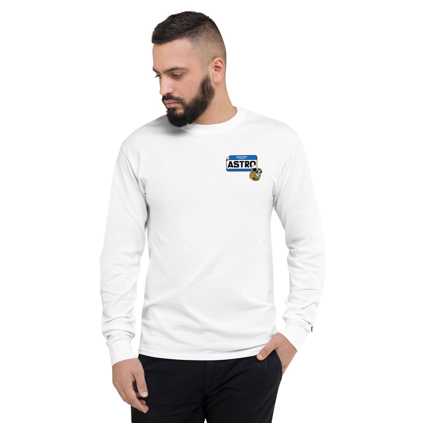 iJawbkr Missing in Space Champion Long Sleeve Front Design