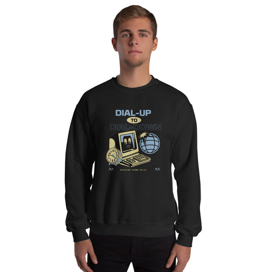 iJawbkr Dial Down Sweatshirt Front Design