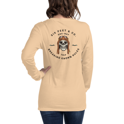 iJawbkr Final Flight Long Sleeve Shirt Back Design