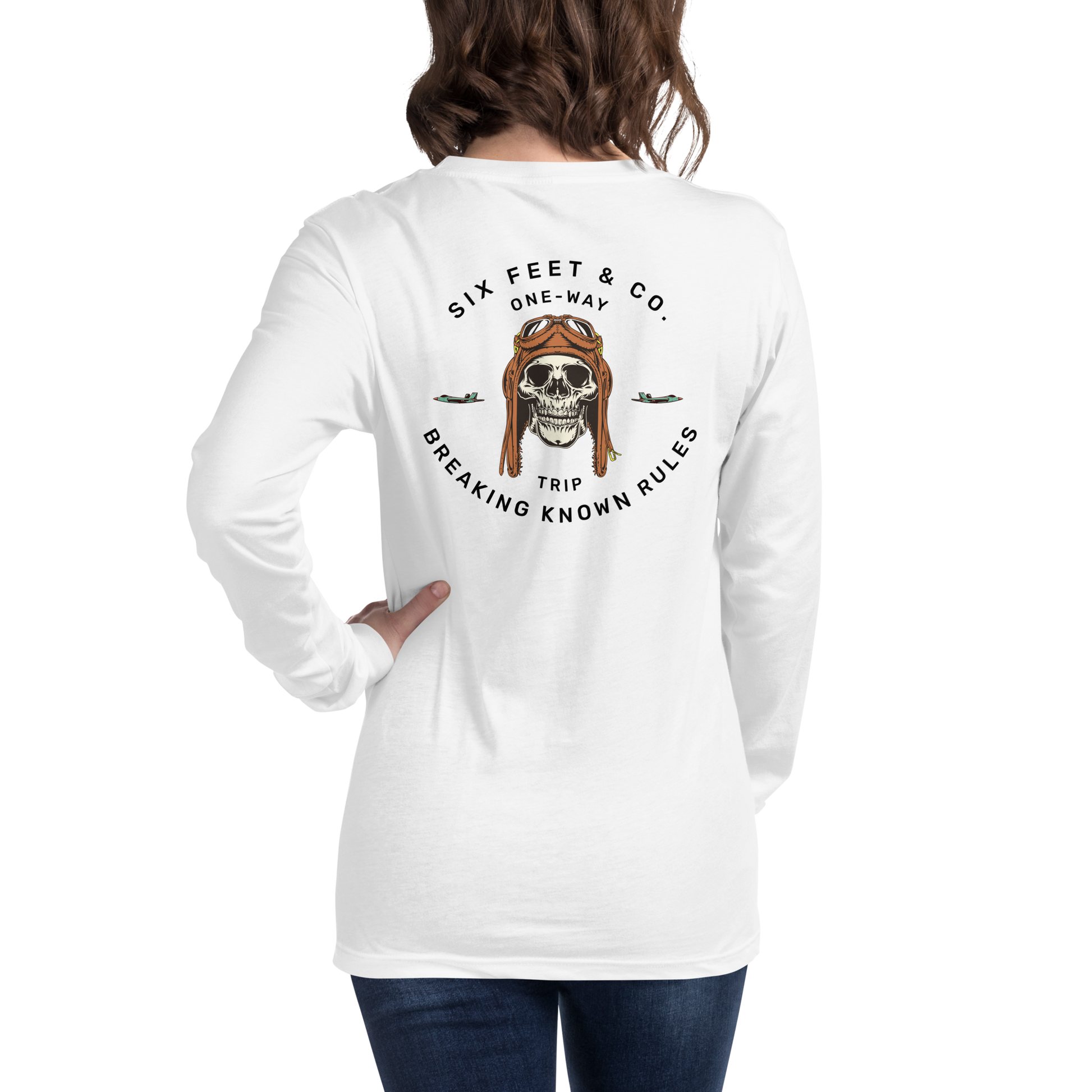 iJawbkr Final Flight Long Sleeve Shirt Back Design