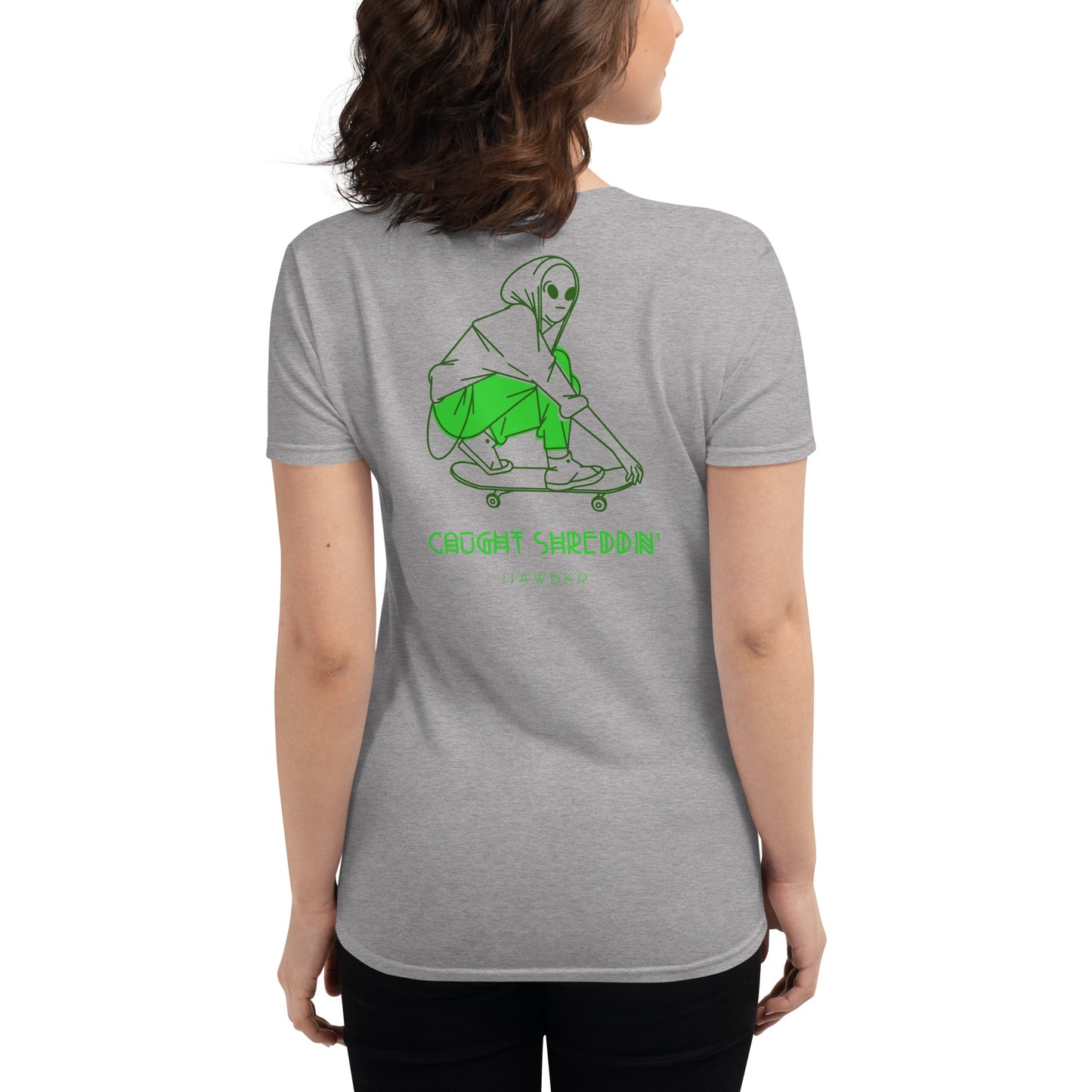 Kickflippin' Alien Women's Short Sleeve T-Shirt