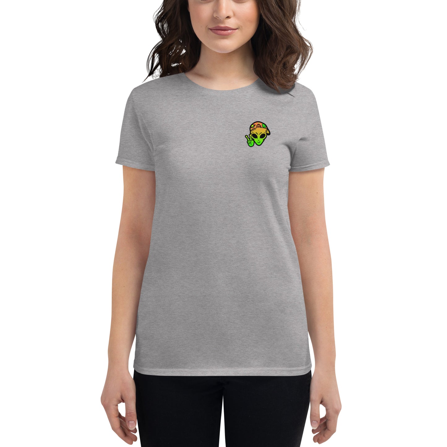 Kickflippin' Alien Women's Short Sleeve T-Shirt