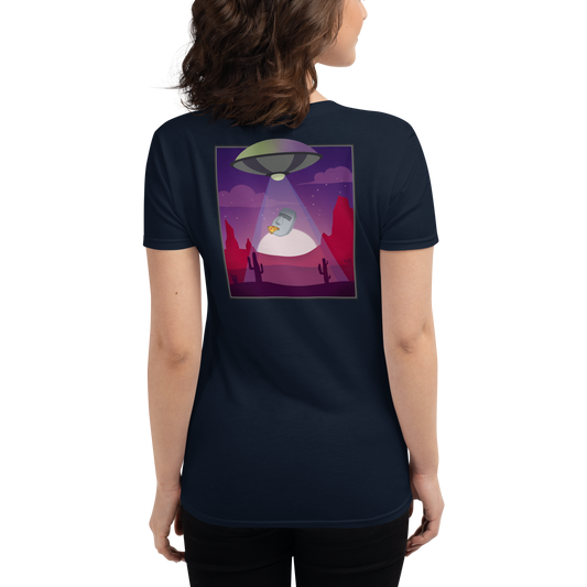 Moai Abducted Women's Short Sleeve T-Shirt